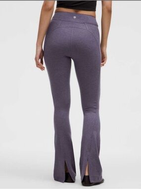 Lululemon Soft Sueded Split-Hem High-Rise Mini-Flare Pant Regular Purple Legging